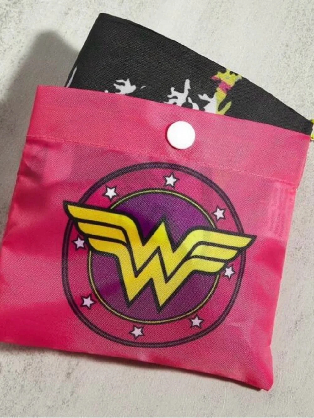 Wonder Woman, DC Comics, Reusable Foldable Tote Bag, Licensed, NEW